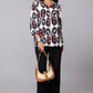 Striking Ikat Shirt Style Top