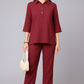 Anaya Burgundy Chic Co-ord