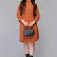 Terracotta Ease Shirt Dress