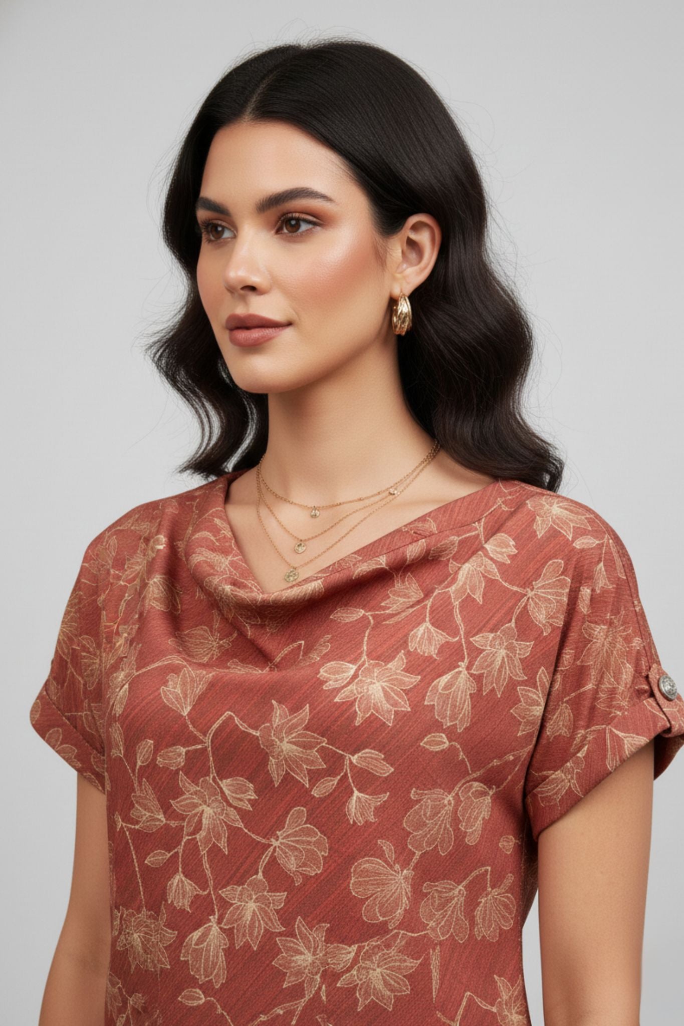Rust Bloom Everyday Top