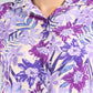 Tropical Floral Print Button-Down Shirt