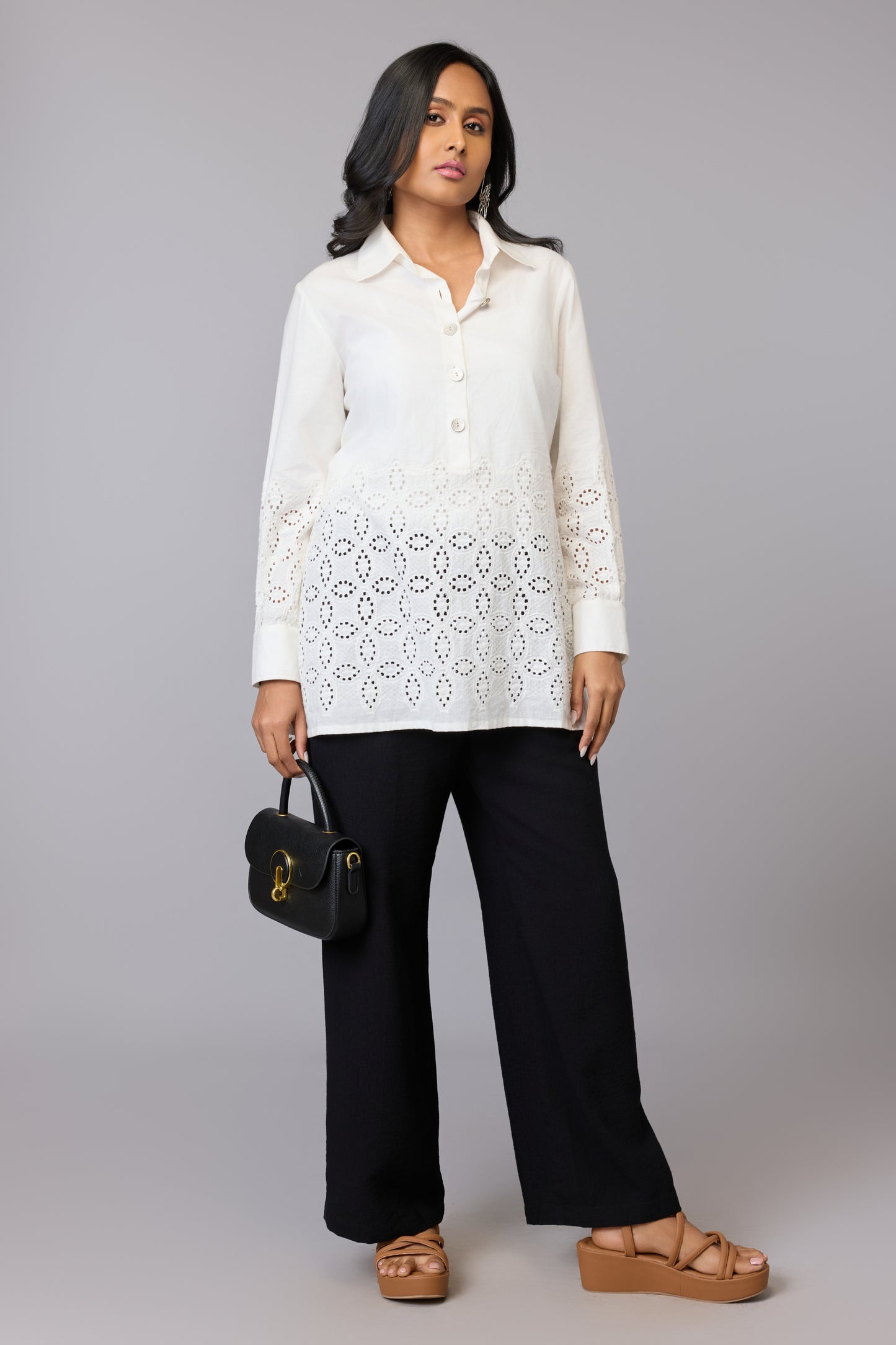 Inaaya’s Classic White Tunic