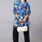Blue Brushstroke Art Tunic