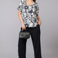 Botanic Noir Tie-Up Top