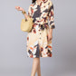Multi Bloom Shirt Dress