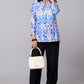 Aaliya’s Sky-Blue Printed Tunic