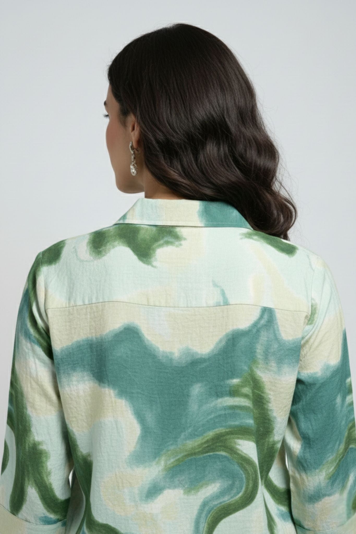 Abstract Print Shirt - Multi | Viscose Blend