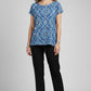 Blue Mirage Printed Blouse