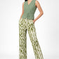 Fluid Print Trousers - Multi | Viscose Blend
