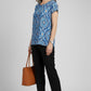 Blue Mirage Printed Blouse