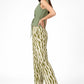 Fluid Print Trousers - Multi | Viscose Blend