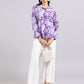 Tropical Floral Print Button-Down Shirt