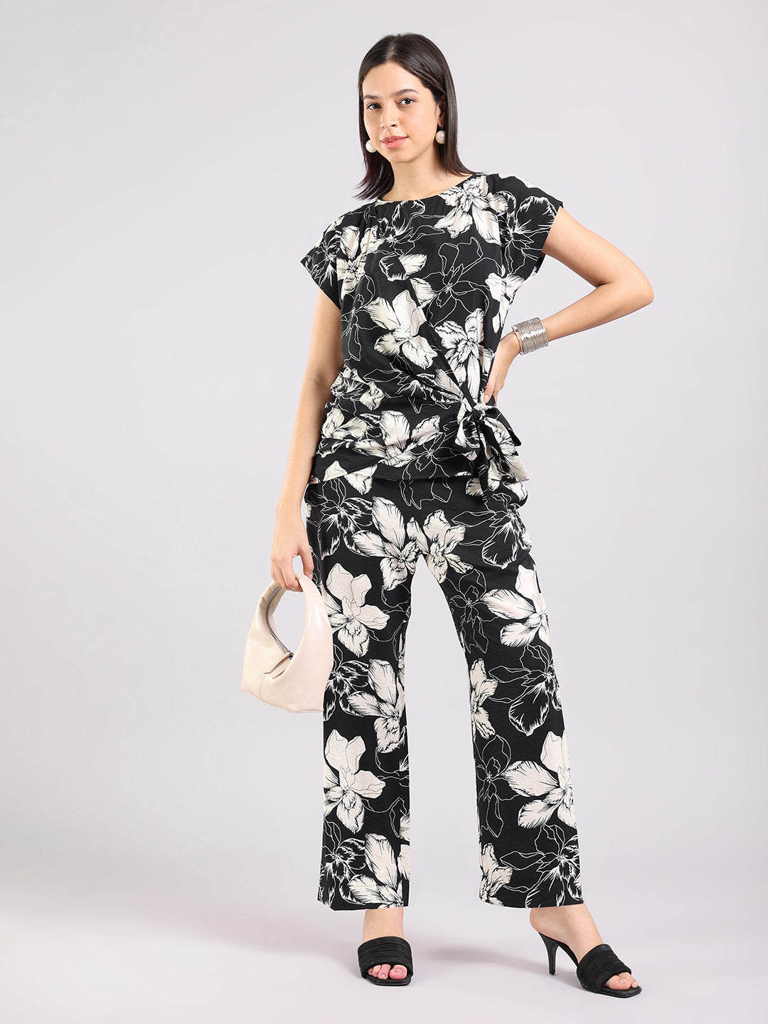 Midnight Bloom Floral Co-Ord Set