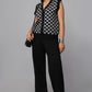 Checkmate Black Sleeveless Sweater Vest