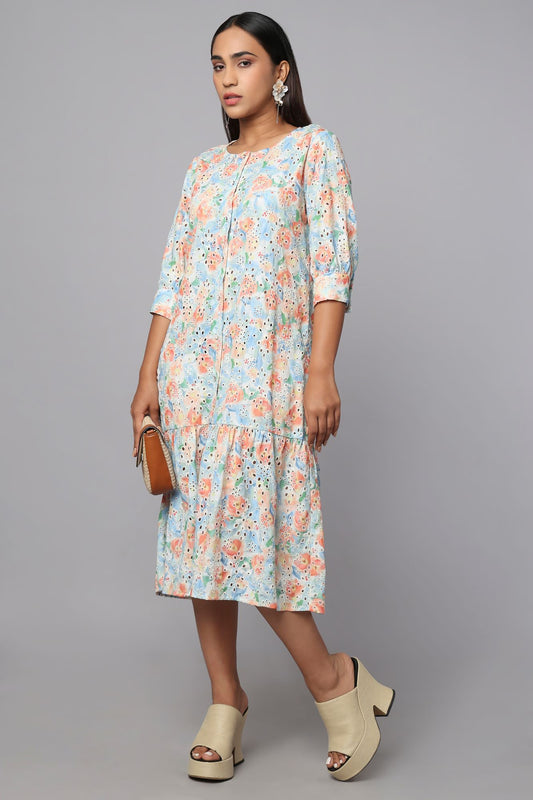 Bloomscape Schiffli Dress