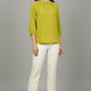 Soft Drape Top - Green | Polyester