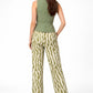 Fluid Print Trousers - Multi | Viscose Blend