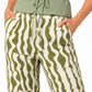 Fluid Print Trousers - Multi | Viscose Blend