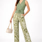 Fluid Print Trousers - Multi | Viscose Blend