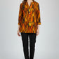 Multicolor Brushstroke Print Tunic