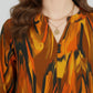 Multicolor Brushstroke Print Tunic