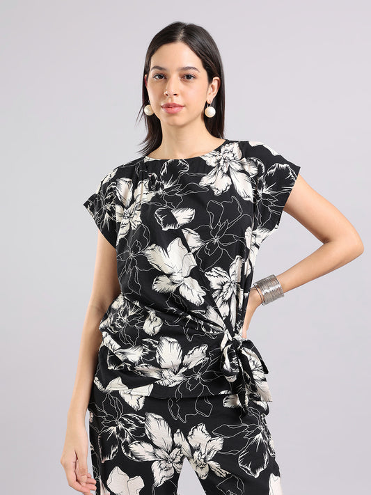 Midnight Bloom Floral Co-Ord Set