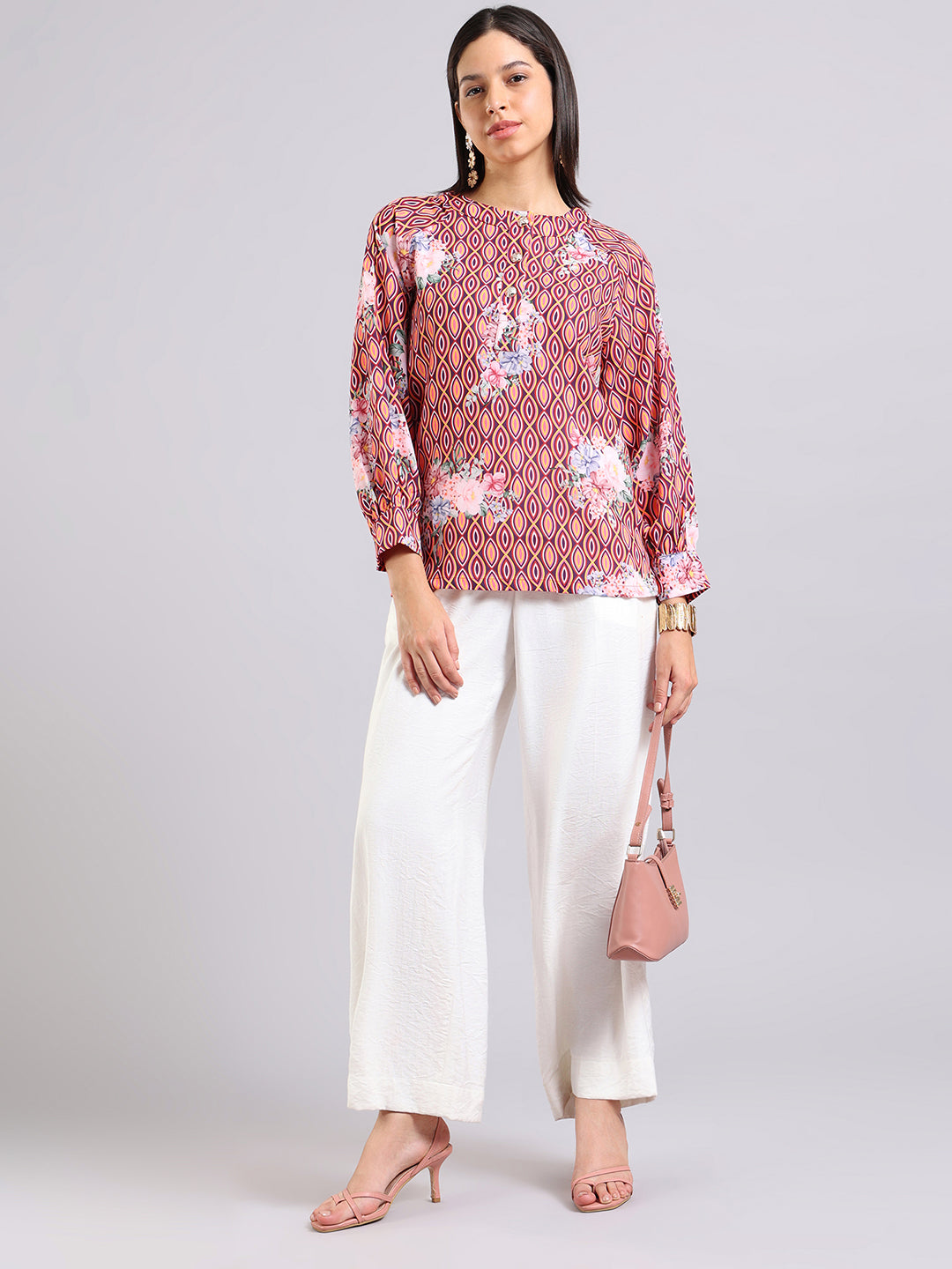 Retro Bloom Statement Top