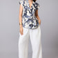 Artistic Wrap Top - Multi | Viscose Blend