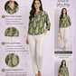 Shirt Collar Top - Green | Lyocell