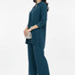 Modern Minimal Co-Ord Set - Teal | Polyester