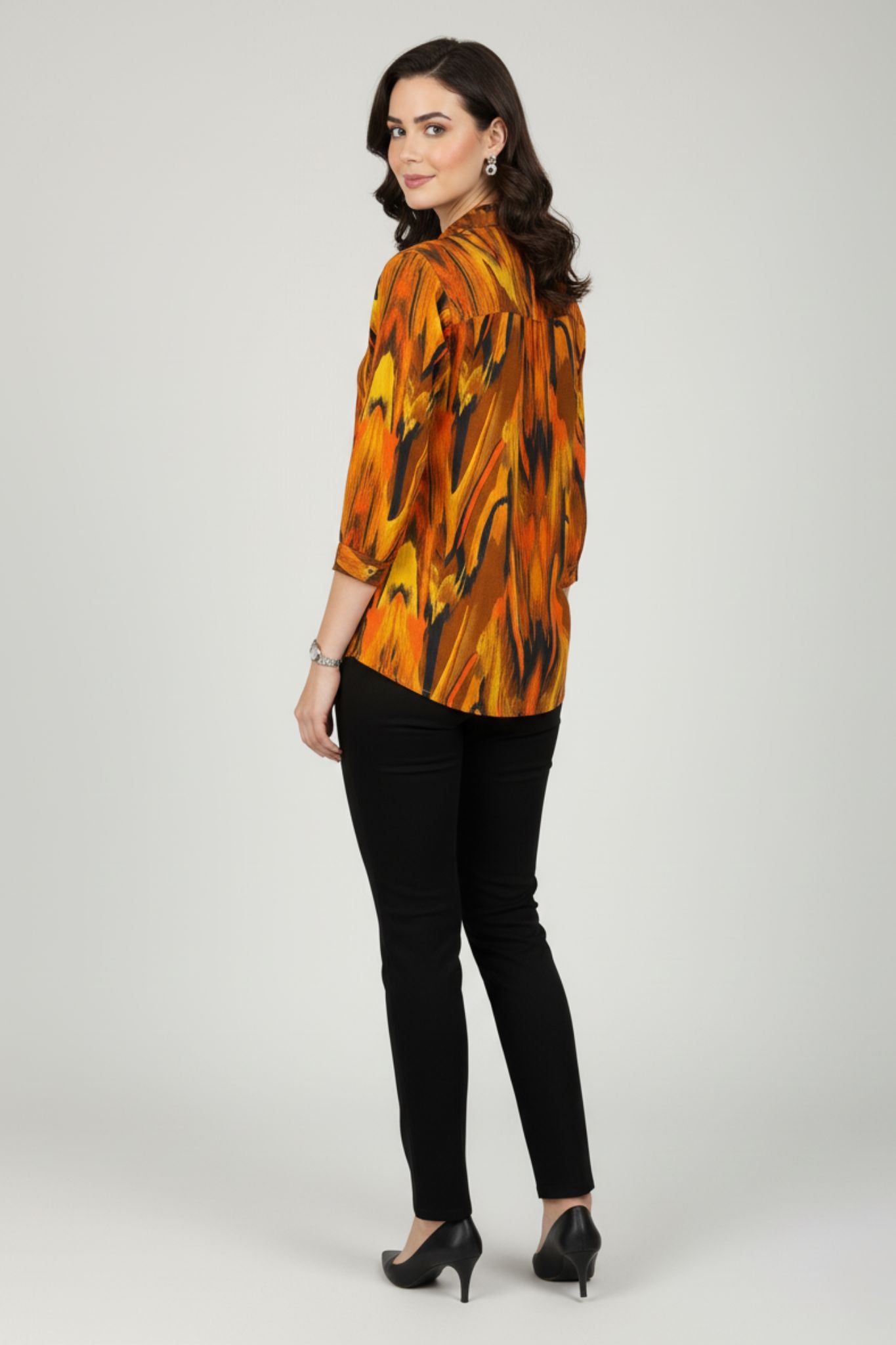 Multicolor Printed Shirt Top