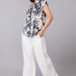 Artistic Wrap Top - Multi | Viscose Blend