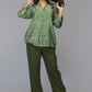 Elina Green Printed Top