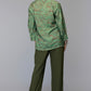 Elina Green Printed Top