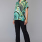 Eva Green Swirl Print Top
