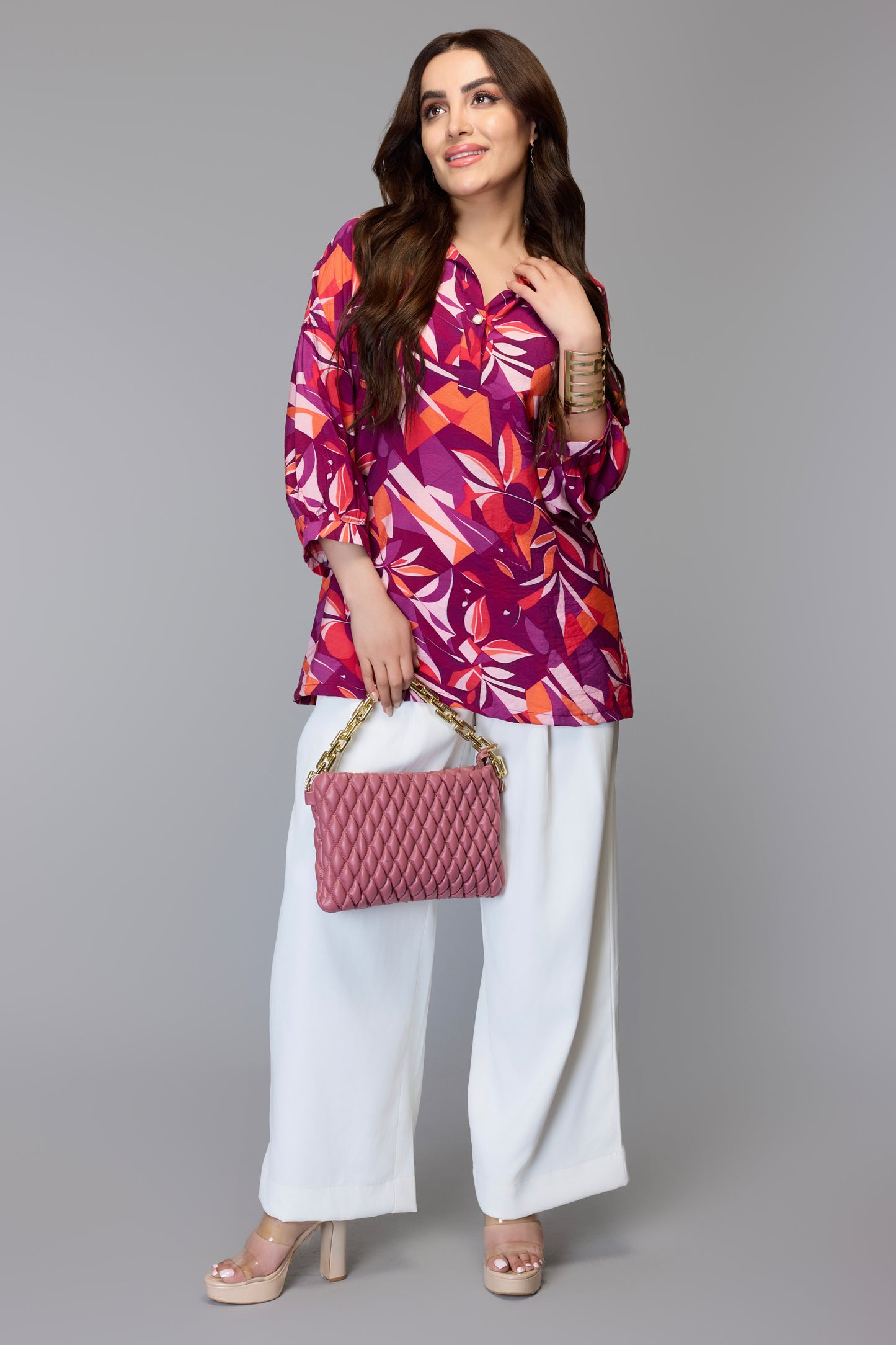 Vibrant Expression Printed Blouse