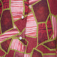 Eliza Cranberry Geometric Dress
