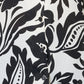 Women's Black & White Floral Print Tunic