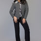 Eclipse textured jacket with zipper