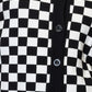 Checkmate Black & White Sleeveless Sweater Vest