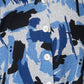 Blue Abstract Shirt Dress