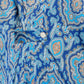 Women's Blue Paisley Print Kaftan Dress