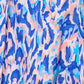 Blue Splash Print Dress