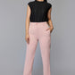 Women’s Peach Tailored High-Waist Trousers