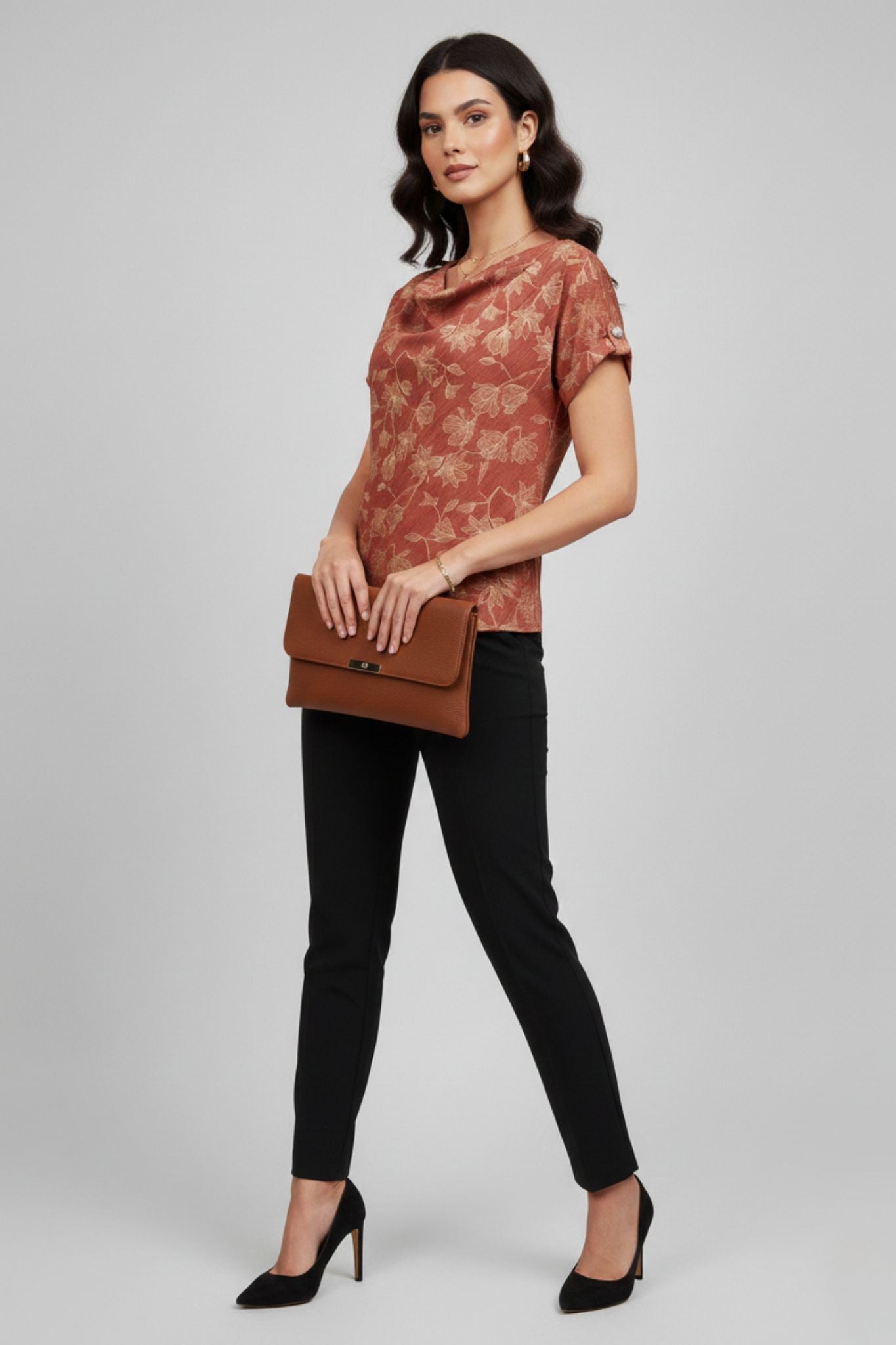 Rust Bloom Everyday Top