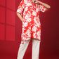 Stella Printed Kurta With Neck Detailing