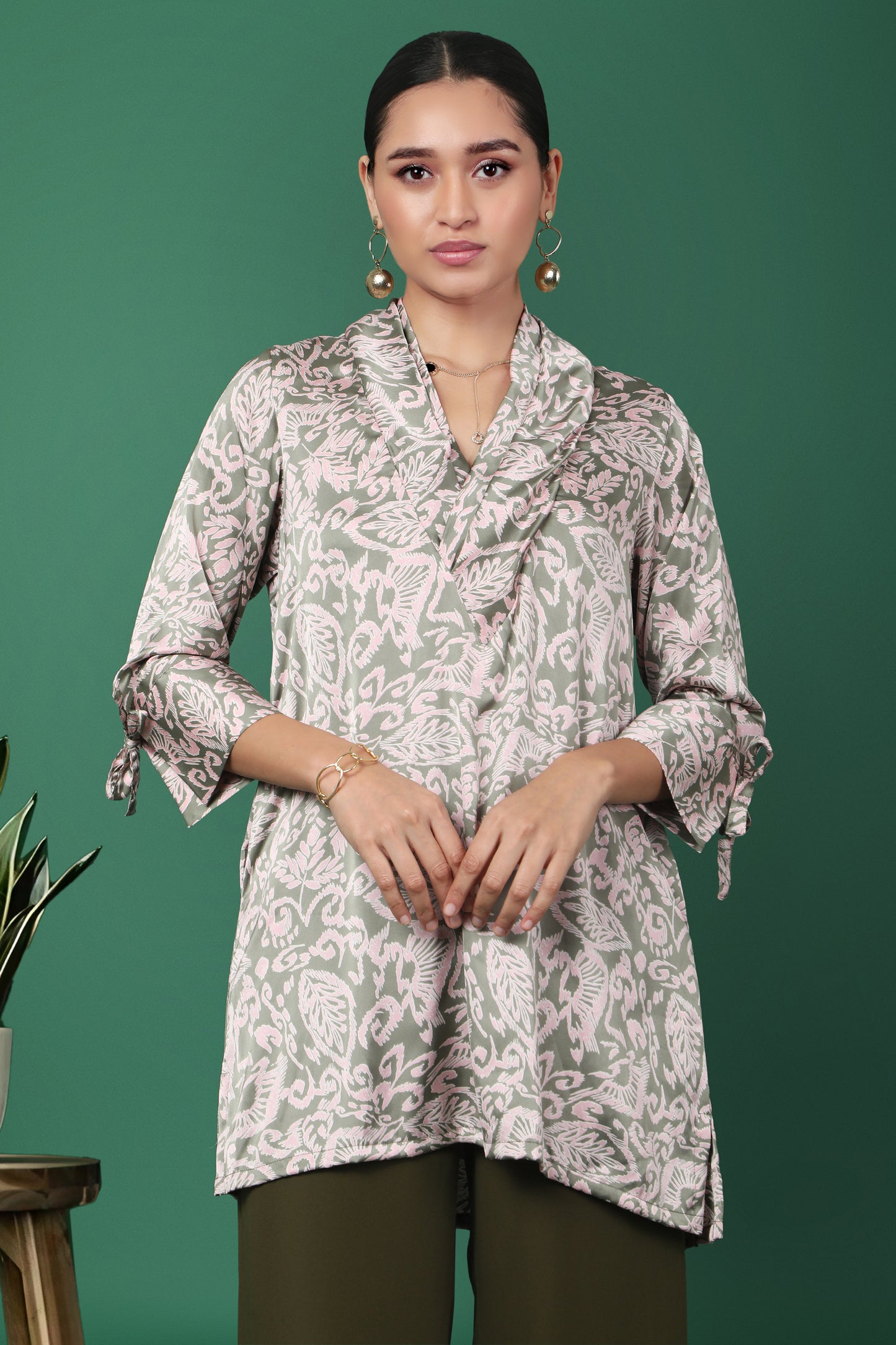 Gemma Printed Tunic With Details