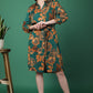 Sora Floral Printed Shirt Dress