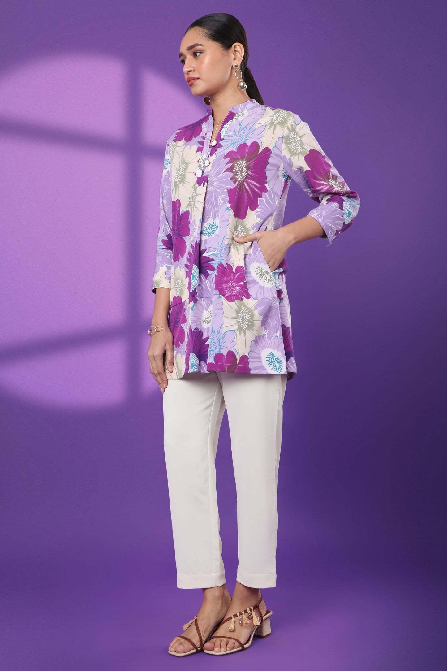 Aanya Multicolor V-Neck Top