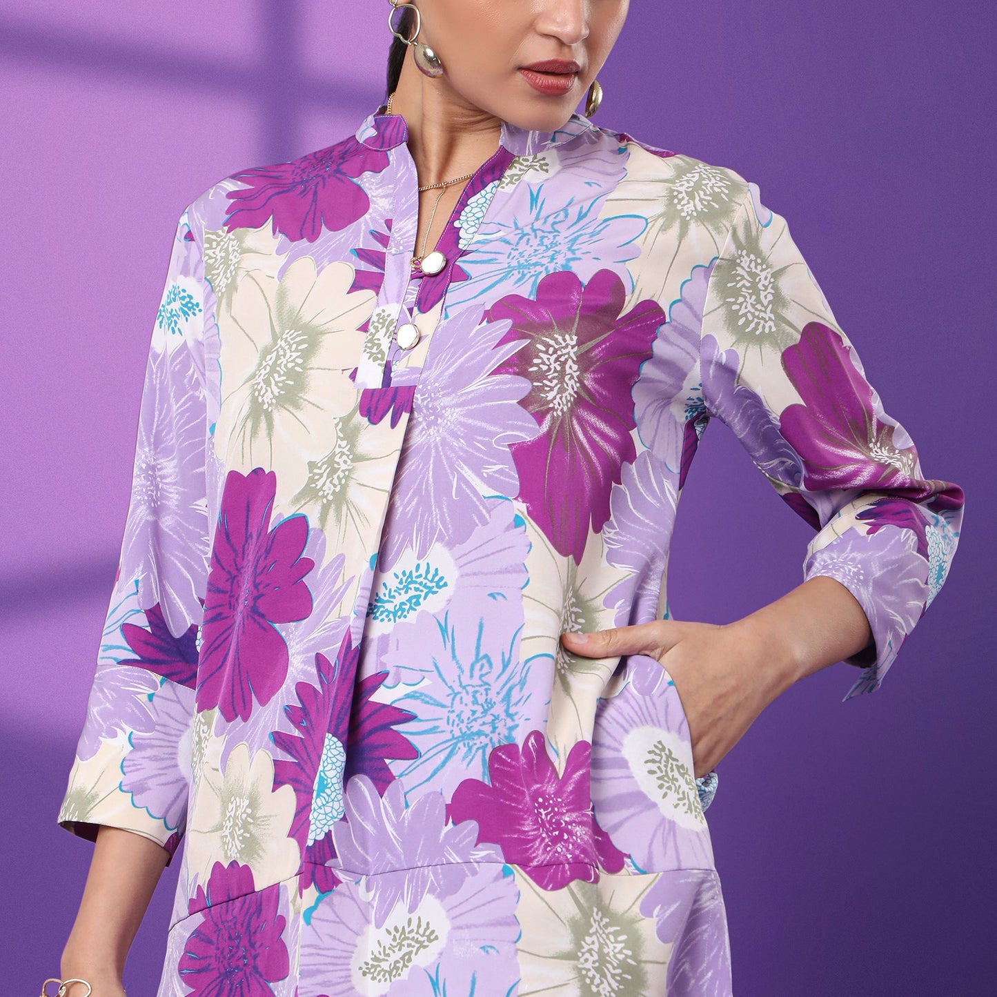 Aanya Multicolor V-Neck Top